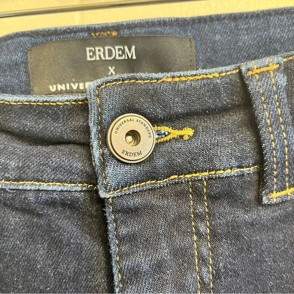 Universal Standard X Erdem Hana patchwork jeans size 4 - Picture 9 of 13